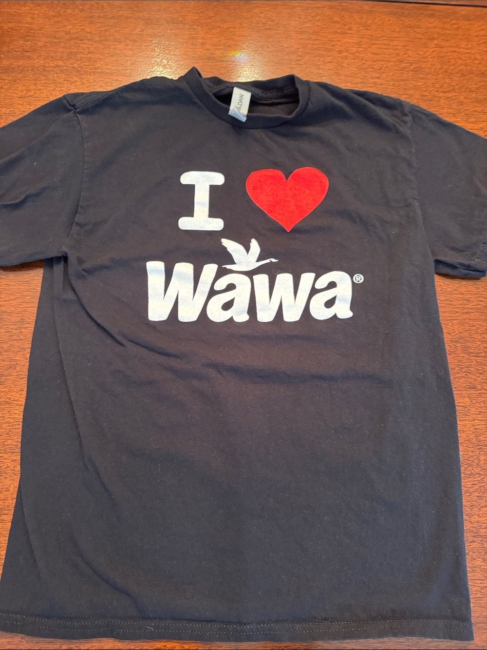 I Heart Wawa Black Graphic Tee